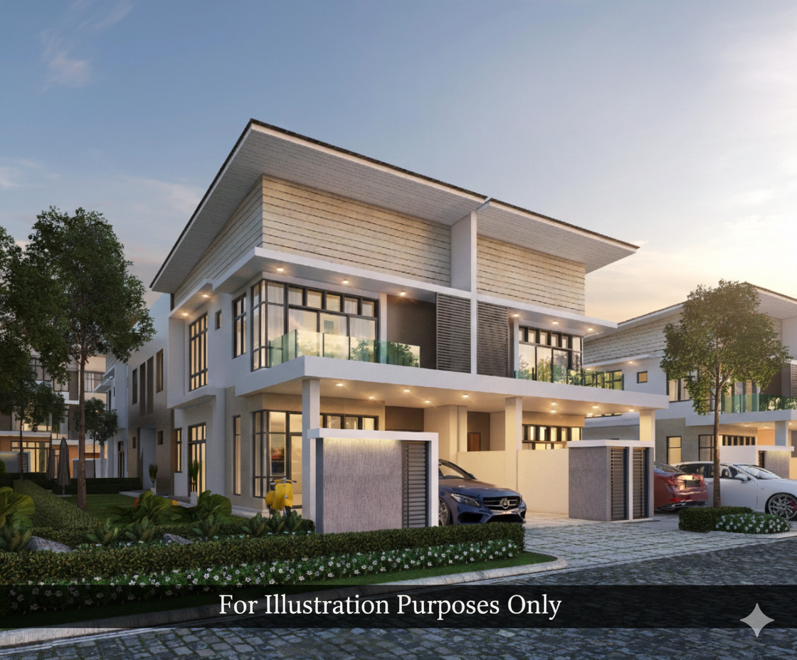 Riveria Garden Cluster and Semi-D — freehold landed homes in Iskandar Puteri